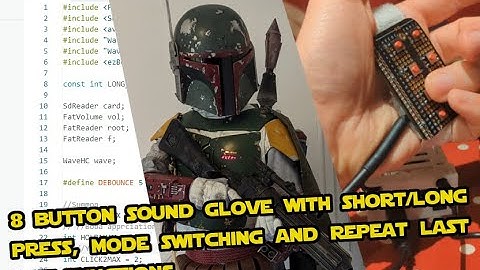 Trooper 29619 - Cosplay 8-button sound glove demo and how to