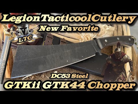GTKii GTK44 chopper in DC53 Steel