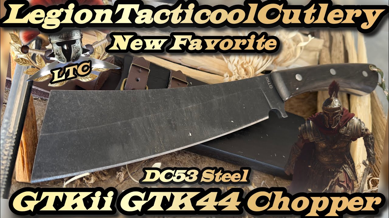 GTKii GTK44 chopper in DC53 Steel