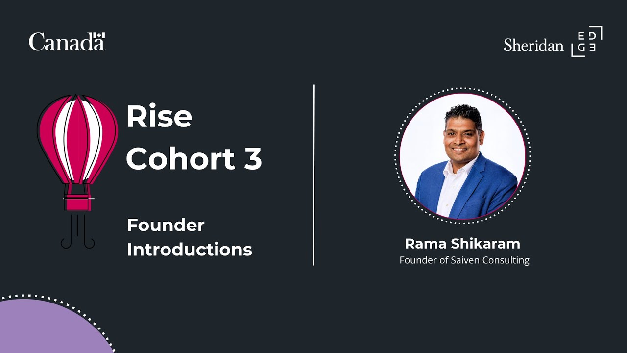 Rise Cohort 3 Founder Intro | Rama Shikaram - YouTube