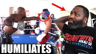 UFC Fighter Bobby Green Walks in and HUMILIATES Adrien Broner's Boxing Gym