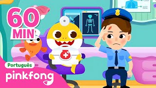 Ajuda! Polícia está ferido! | Esconde | + Completo | Pinkfong, Bebê Tubarão! Canções para Crianças