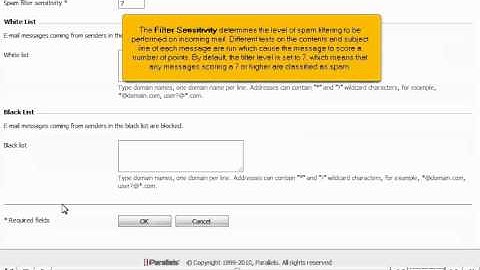 How to use the Spam Filter and Antivirus protection in Plesk10 - Canadian Web Hosting