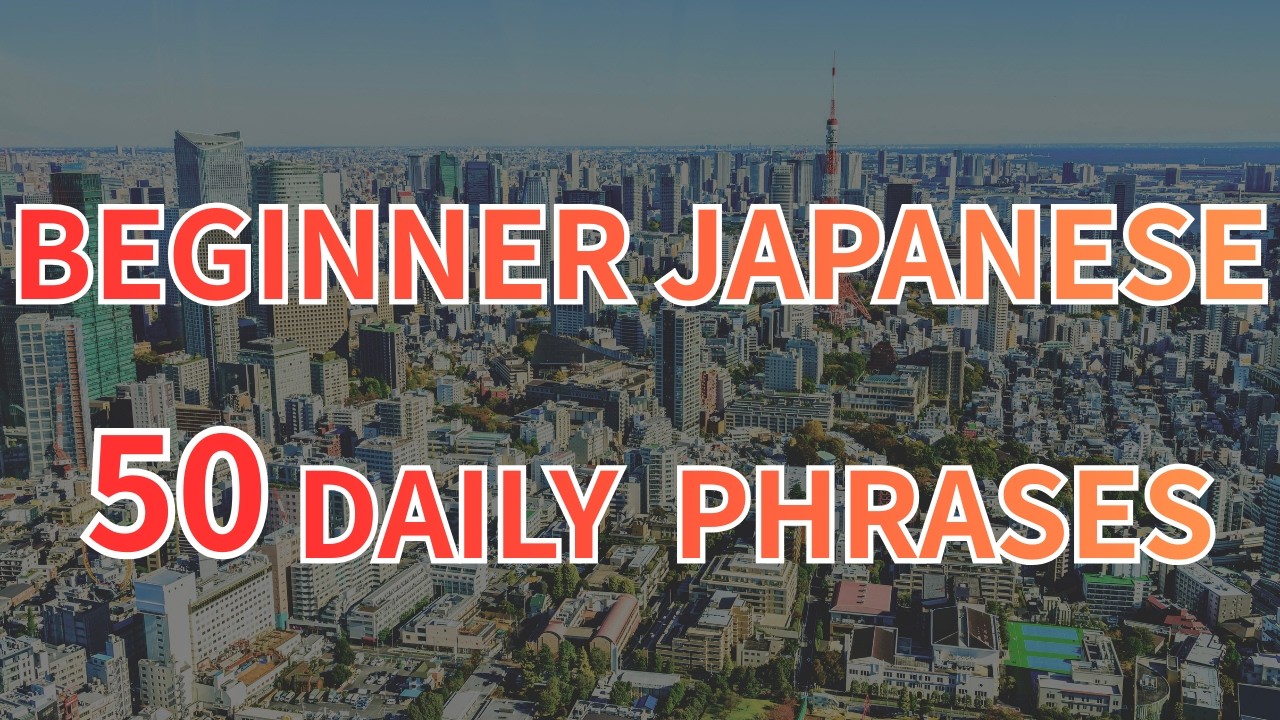 Learn Japanese for Beginners | Lesson 2 | 50 Daily Conversation Phrases(Easy & Practical)