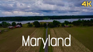 Maryland Countryside 4K Drone Footage