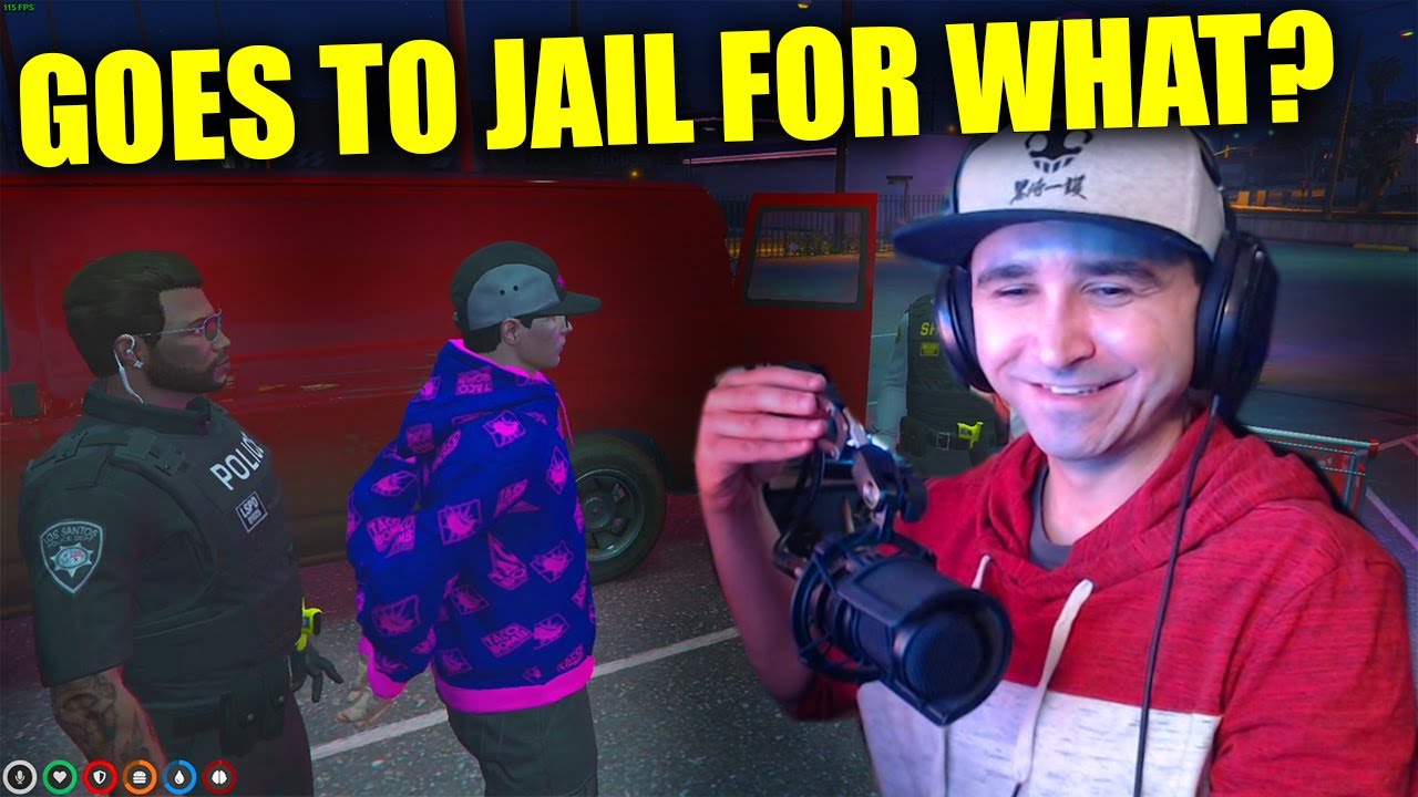 Summit1g GOES TO JAIL FOR WHAT? + HUTCH GETS SHOT BY A LOCAL! - YouTube