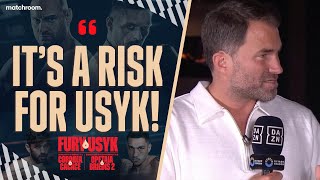 "Usyk Will Try Bully Fury & Tyson Will Box On Back Foot!"- Eddie Hearn