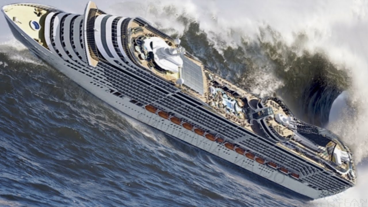 big waves cruise ship youtube