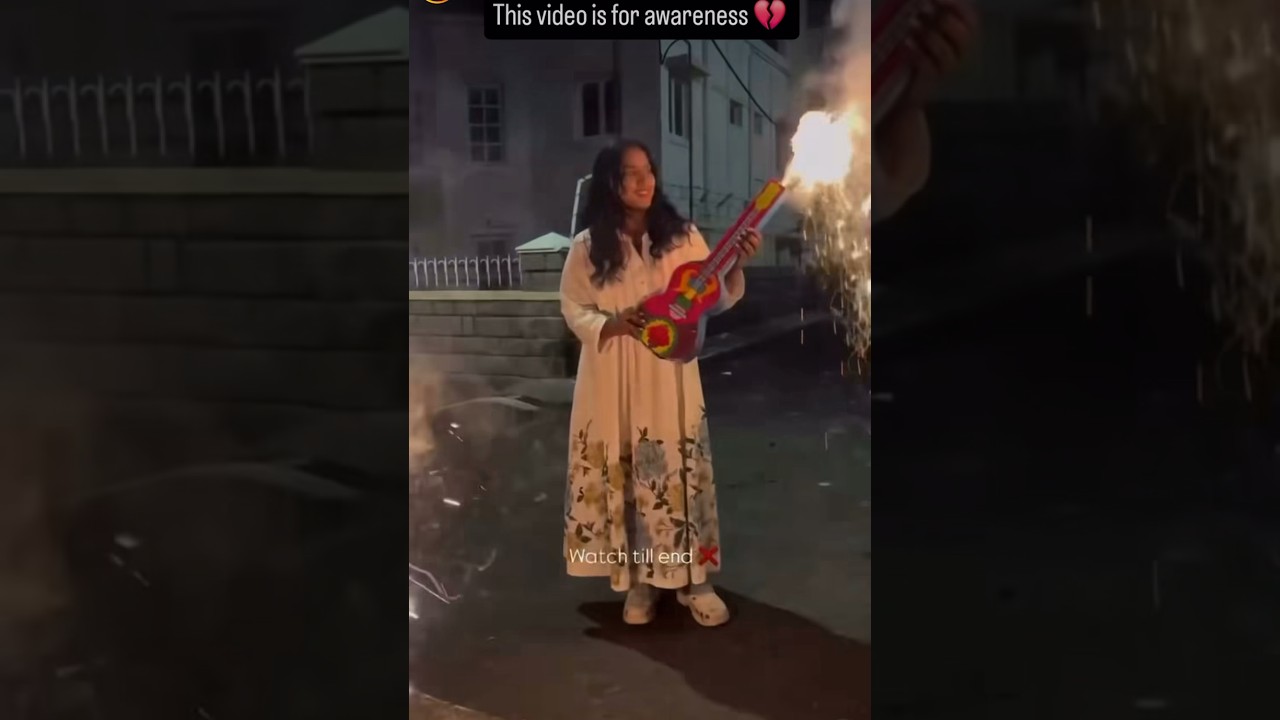Please be careful in Diwali !!! Guitar Bomb 