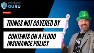 Things Not Covered By Contents Coverage on a Flood Insurance Policy