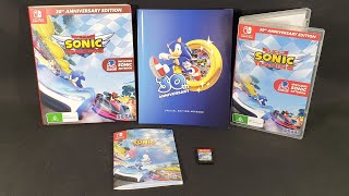 Unboxing: Team Sonic Racing - 30th Anniversary Edition on Nintendo Switch