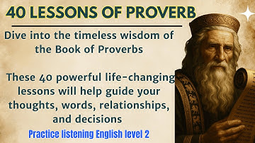 PROVERBS EXPLAINED: 40 POWERFUL LESSONS to LIVE by every day || practice listening