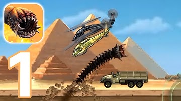 Death Worm - Gameplay Walkthrough Part 1 - Black Monster (iOS, Android)