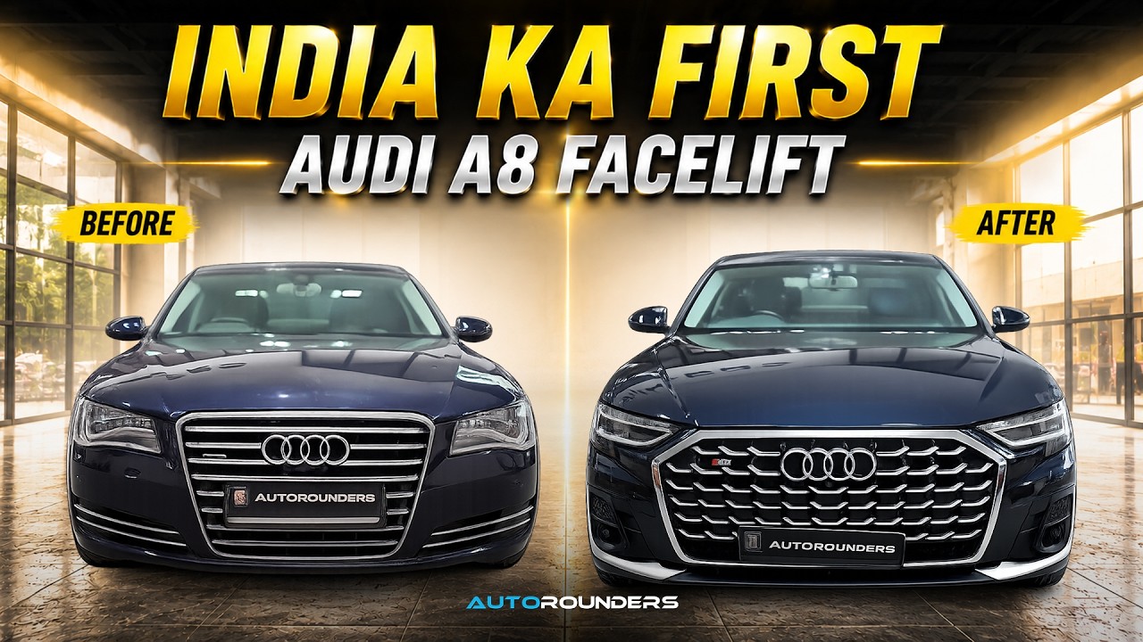 INDIA’S FIRST!! A8 Facelift Build 🔥 Forged Alloy Wheels, German Paint | Autorounders
