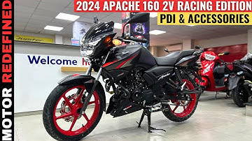 2024 TVS Apache 160 2V Racing Edition PDI & All Accessories Installation With Price| Motor Redefined