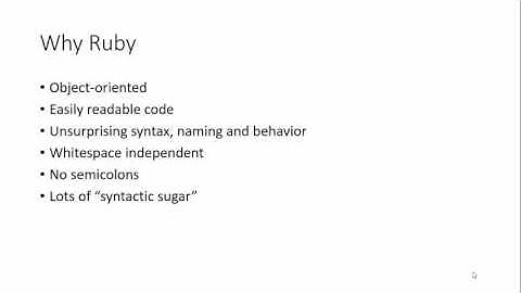 2 Introducing   in Ruby Essential training course in Urdu and Hindi