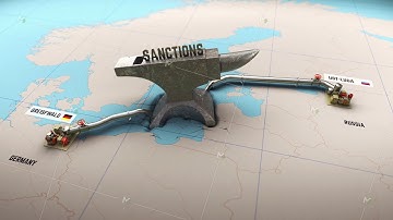 Building of gas pipeline on map