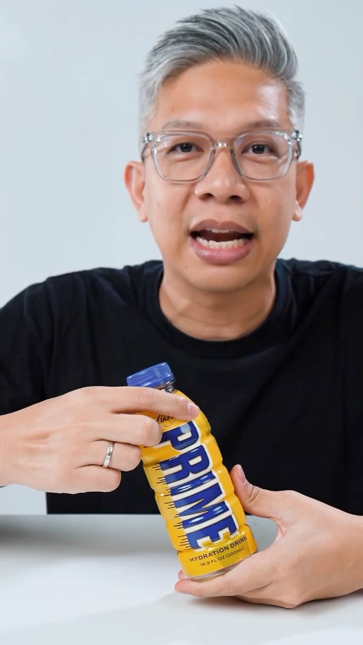 NYOBA MINUMAN LOGAN PAUL PRIME LA LAKERS!!