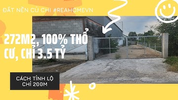 (ĐÃ BÁN) -Đất Thổ Cư, 274m2, mặt tiền đường 409, xã Phước Vĩnh An, giá 3.5 tỷ