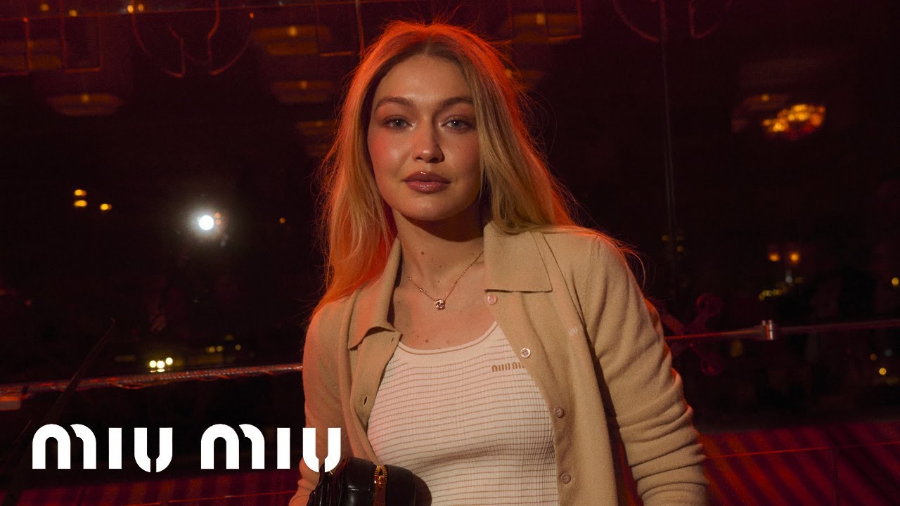 Miu Miu and Gigi Hadid hosted a dinner and party in Paris