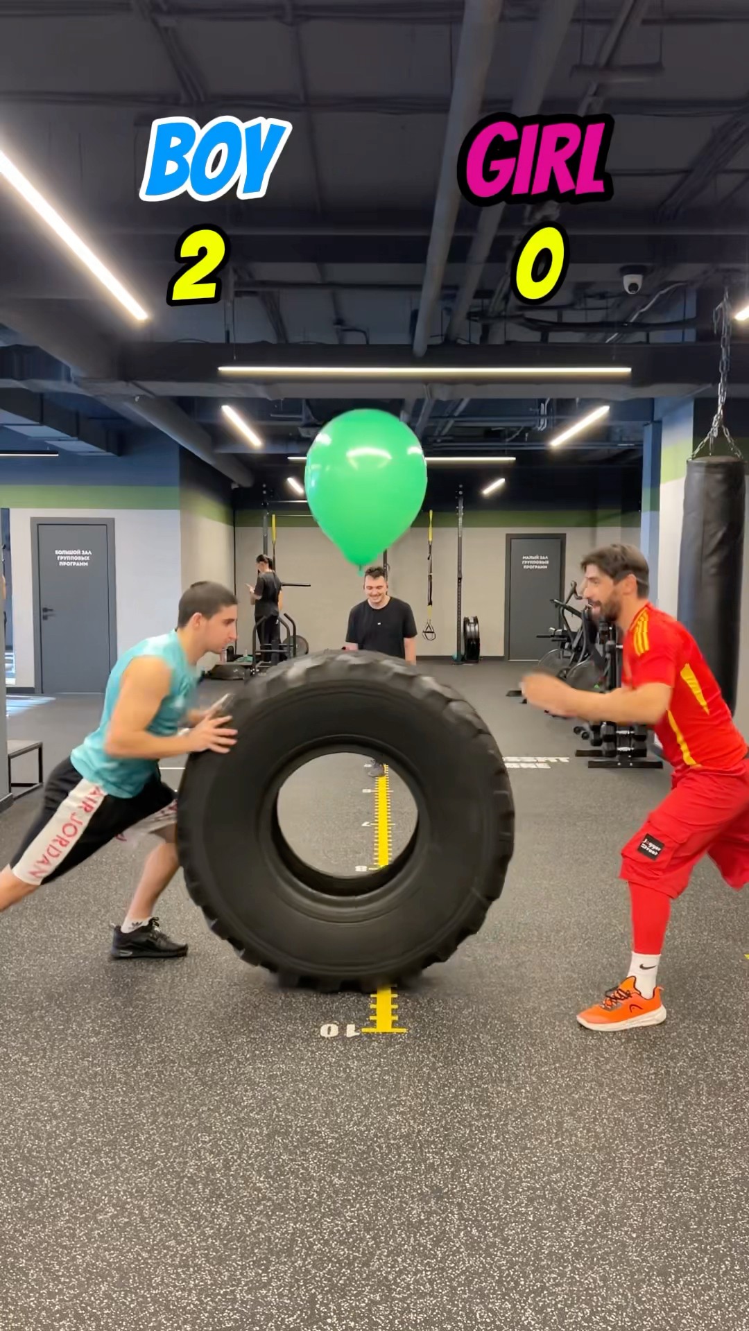 ❌BIG TIRE CHALLENGE: BOYS VS GIRLS | WHO WILL DO MORE?
