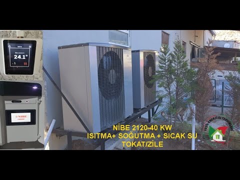 TOKAT / NİBE HAVA KAYNAKLI ISI POMPASI KURULUMU /TEKNİK ODA