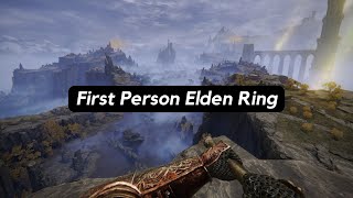 Elden Ring in first person is intense