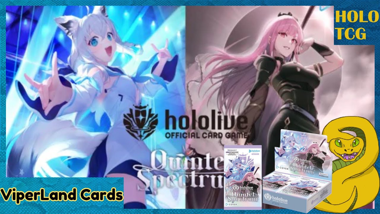 Opening a Box of Hololive Quintet Spectrum English - YouTube