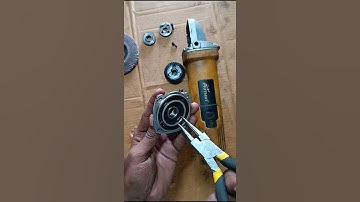 angle grinder machine ka  bearing kaisa khola or fittings karen