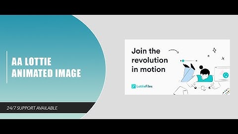 JOOMLA MODULE : AA LOTTIE ANIMATED IMAGE