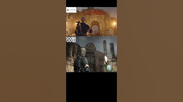 Resident Evil 4 Remake VS Original PS5 Vs Wii #residentevil #ps5 #gaming #nintendo #remake #wii