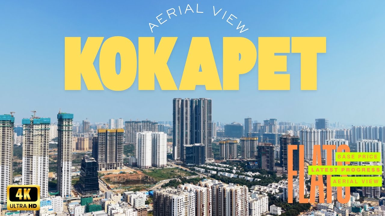 その他 #kokapet Kokapet Aerial View : Amazing Skyline of Hyderabad || Exploring