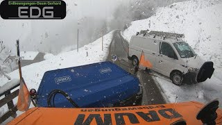 Schneeräumung Zillertal 27.03.23Winterdienst Unimog U1400