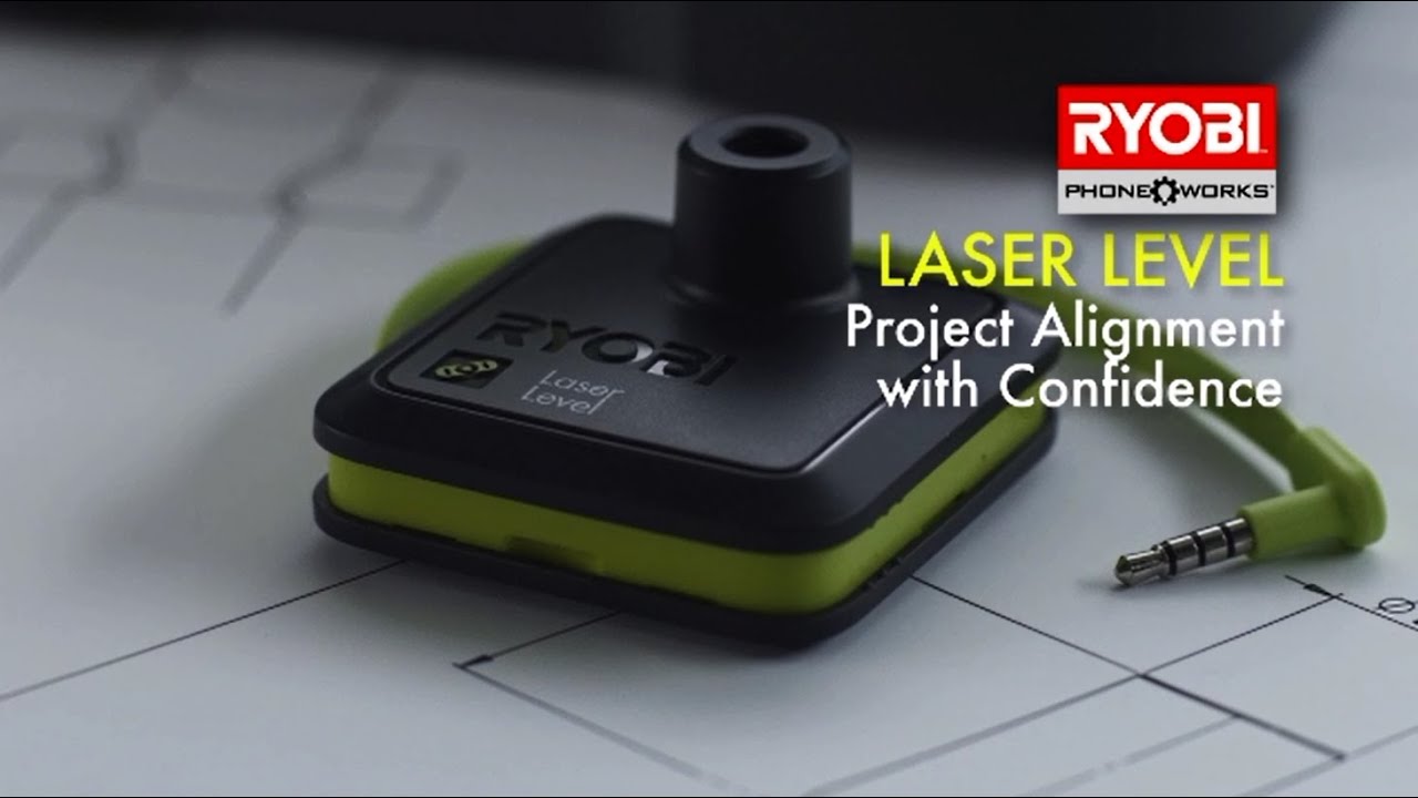RYOBI Phone Works Laser Level - YouTube