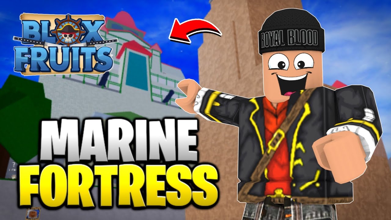 FINALMENTE CHEGUEI NA ILHA MARINE FORTRESS NO BLOX FRUITS! YouTube