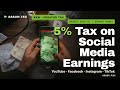 Senate Panel Backs 5% Tax on Social Media Earnings — Budget 2026-27 | Asaan.Tax #Shorts