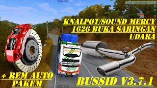 Share❗Kodename Knalpot/Sound MERCY 1626 BUKA SARINGAN UDARA❗Bus simulator indonesia V3.7.1