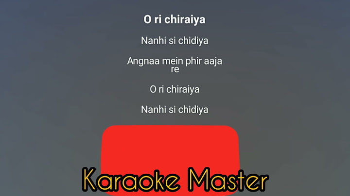 Convert Download O Ri Chiraiya Karaoke To Mp3 Mp4 Savefromnets Com