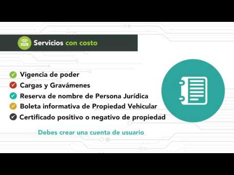 Conoce nuestro Servicio de Publicidad Registral en Línea - SPRL