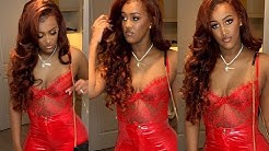 Burnt Orange Bob Sew In Qaadisiya Lace Front Wigs Of Virgin Hair
