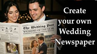 Create a Bespoke Wedding Newspaper in Minutes | Wedding Newspaper Studio