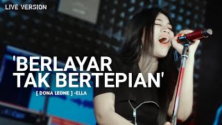 BERLAYAR TAK BERTEPIAN - DONA LEONE | Woww VIRAL Suara Menggelegar BUMIL Lady Rocker | SLOW ROCK