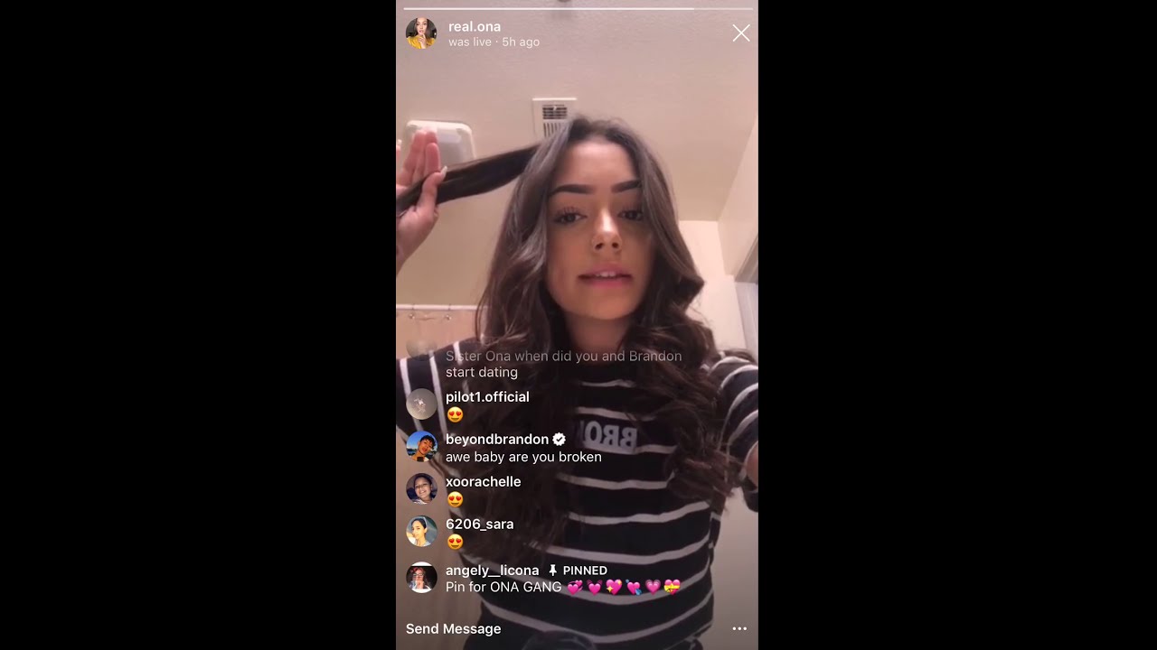 ONA Shows how to curl your hair and answers questions-SEPTEMBER 4 LIVESTREAM
