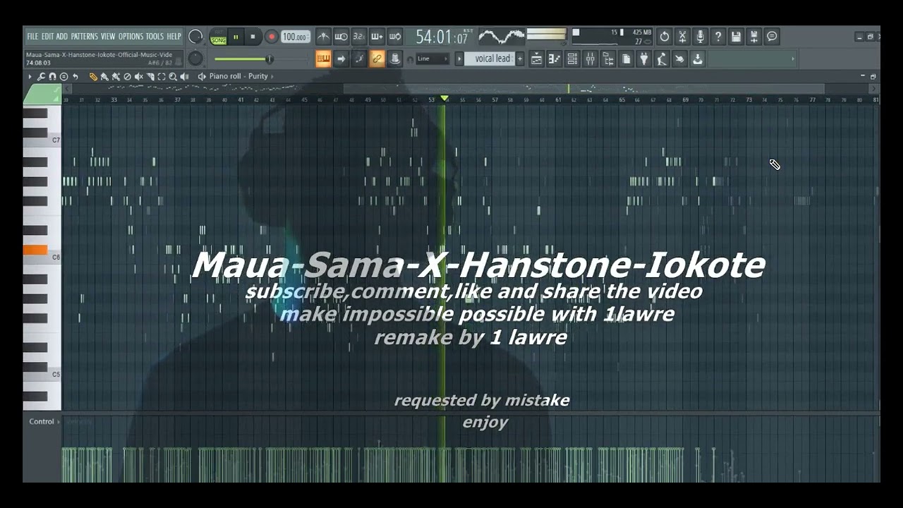 Make Maua Sama X Hanstone Iokote instrumental fl studio remake by 1 lawre