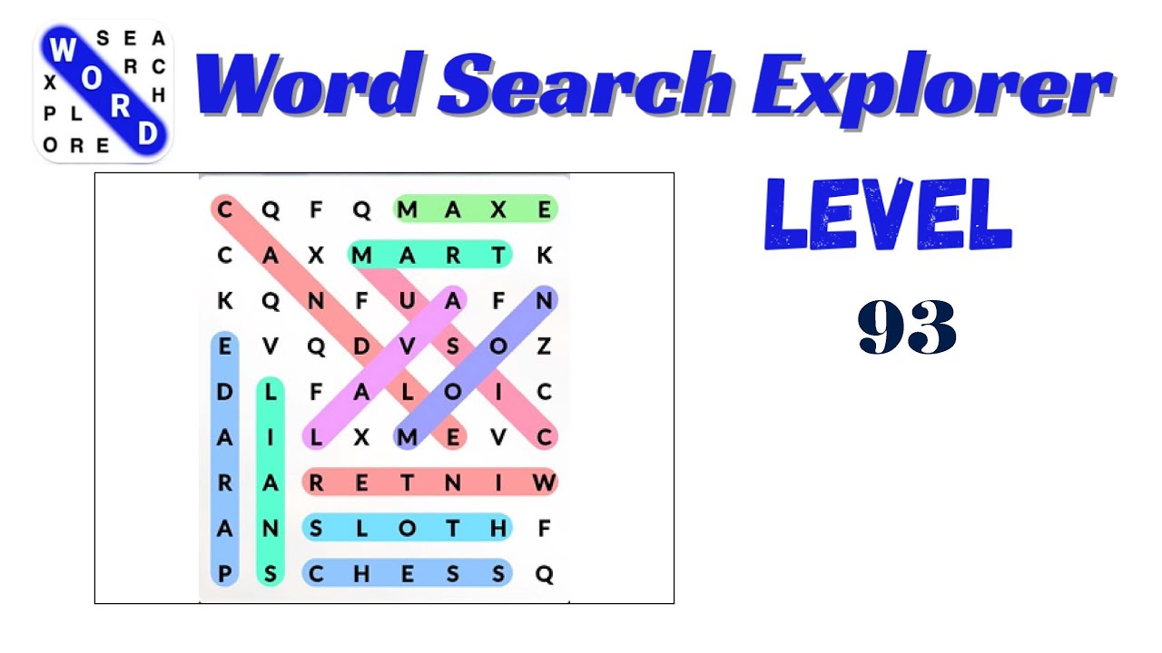 Word Search Explorer Level 93 Answer 🔍 | Step-by-Step Guide | Go Answer