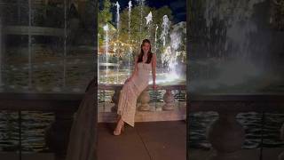 Had to take pictures in front of the fountain😍 #youtubeshorts #model #rachelpizzolato #tallgirl