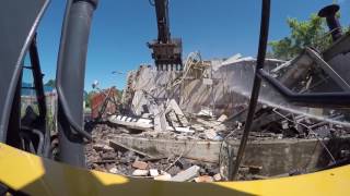 Video: Binghamton's old DPW garage demolished