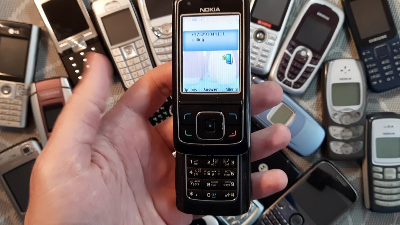 Retro phones Incoming calls - Samsung S500, Nokia N70, Motorola RAZR V3