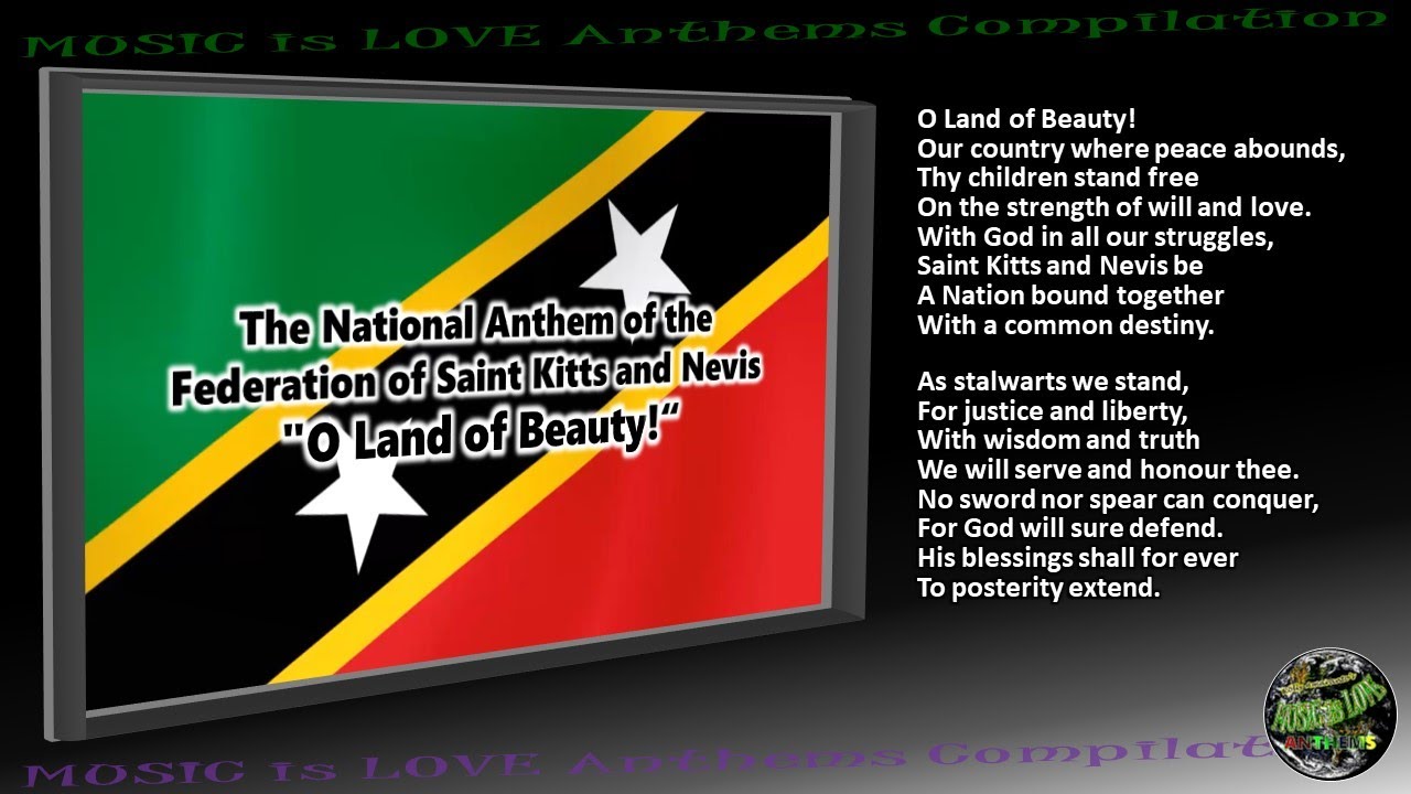 Saint Kitts and Nevis National Anthem "O Land of Beauty!" INSTRUMENTAL