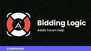 How can bidding logic be modeled in Adalo? video thumbnail